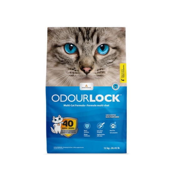 Picture of CAT LITTER ODOURLOCK MULTICAT CLUMPING UNSCENTED - 12kg