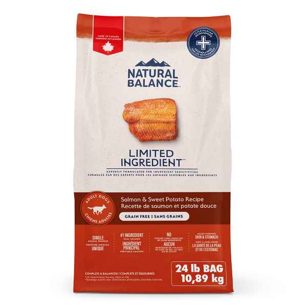 Picture of CANINE NATURAL BALANCE LID GF Salmon and Sweet Potato Recipe - 10.9kg/24lbs