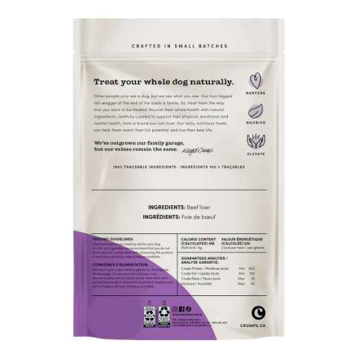 Picture of CRUMPS NATURALS DOG BEEF LIVER BITES(FREEZE DRIED) - 280g