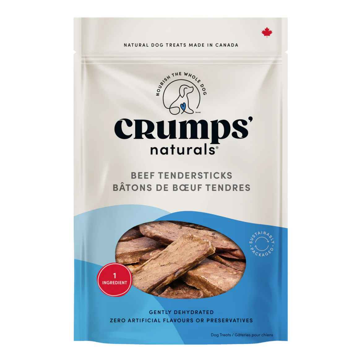Picture of CRUMPS NATURALS DOG BEEF TENDERSTICKS - 250g