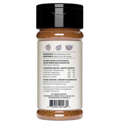 Picture of CRUMPS NATURALS DOG BEEF SPRINKLES - 4.2oz / 120g