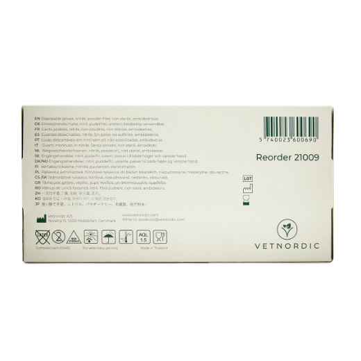 Picture of GLOVES EXAM NITRILE- POWDER FREE - ULTRA GRIP White Large - 100s