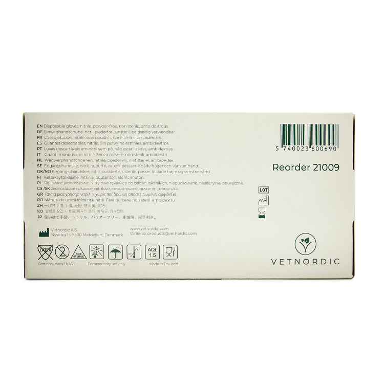 Picture of GLOVES EXAM NITRILE- POWDER FREE - ULTRA GRIP White Large - 100s