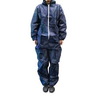 Picture of OB COVERALL PROTECTIVE Disposable with 3 Pockets and Zipper - X Large
