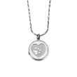 Picture of CREMATION JEWELRY PAWS on YOUR HEART PENDANT - Silver