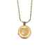 Picture of CREMATION JEWELRY PAWS on YOUR HEART PENDANT - Yellow Gold
