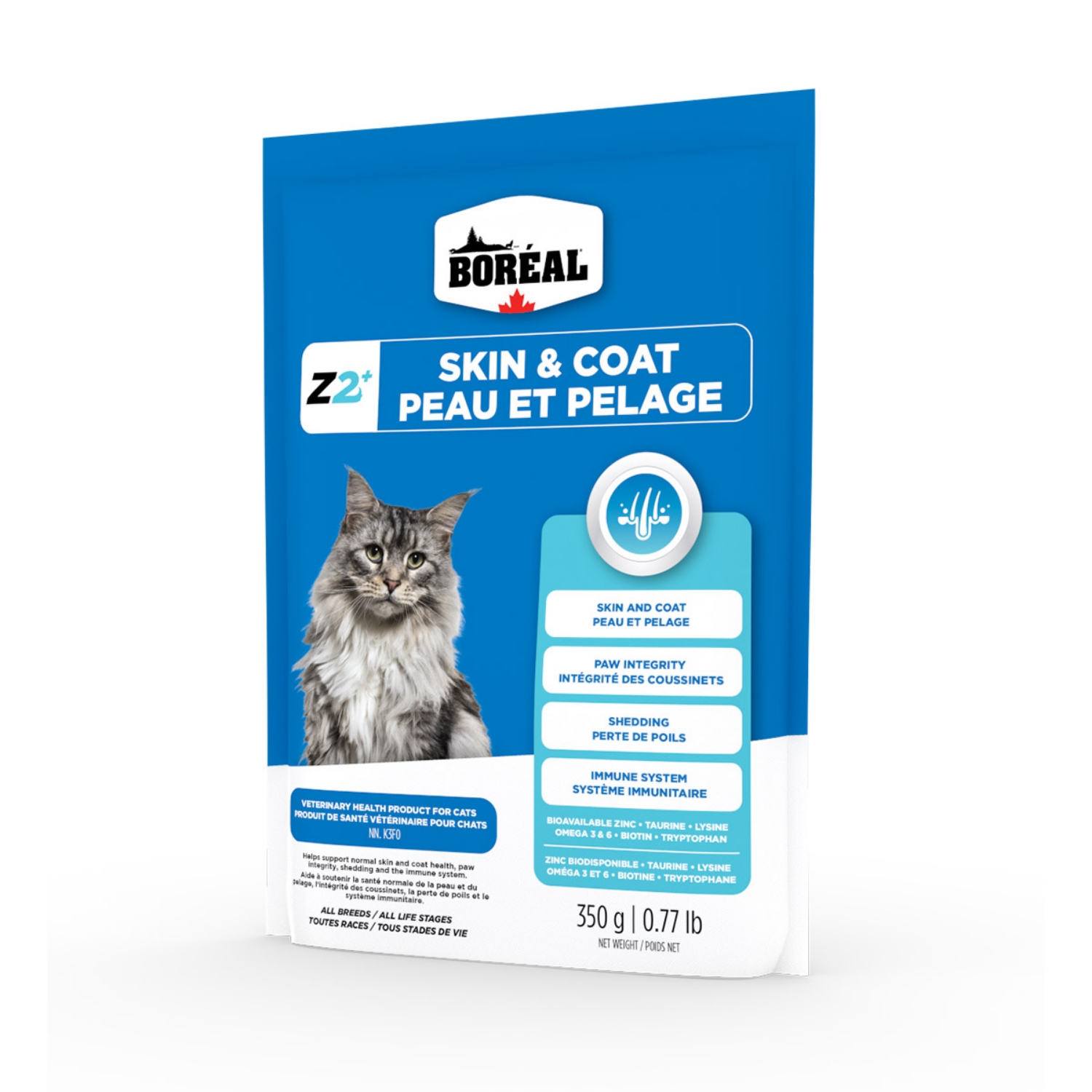 Picture of BOREAL FELINE Z2 + SKIN & COAT SUPPLEMENT - 350g