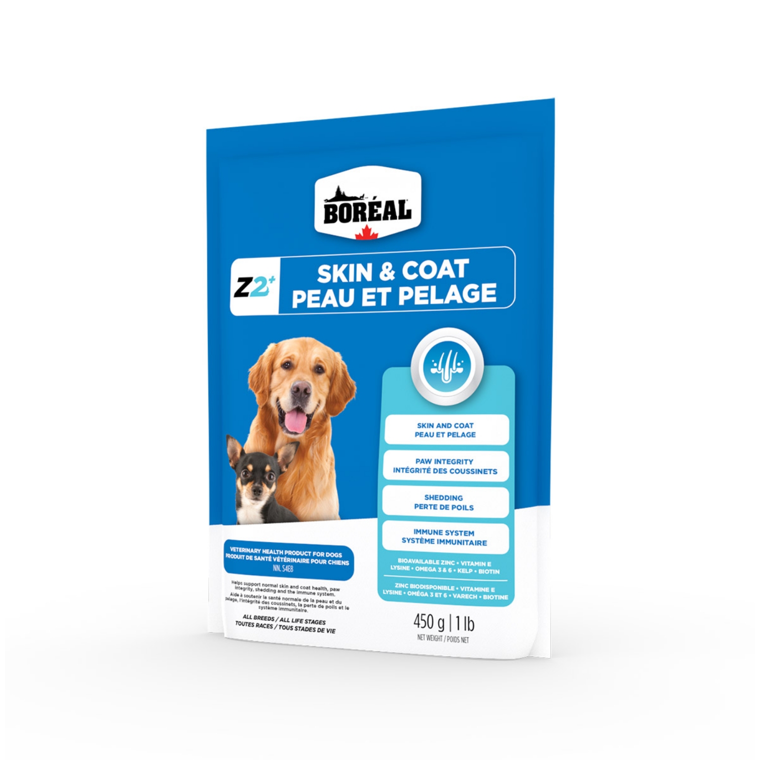 Picture of BOREAL CANINE Z2 + SKIN & COAT SUPPLEMENT - 450g