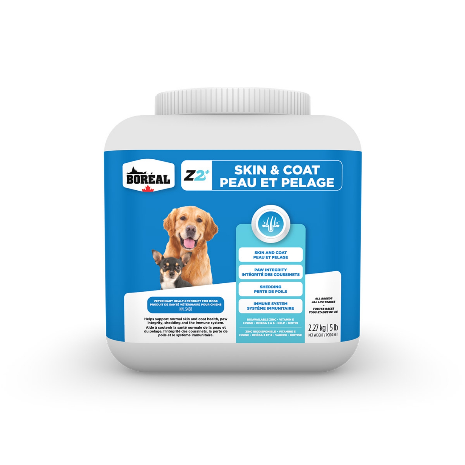 Picture of BOREAL CANINE Z2 + SKIN & COAT SUPPLEMENT - 2.27kg