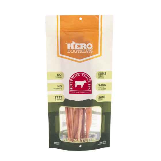 Picture of TREAT CANINE HERO Bully Stick 12inch - 6/pk
