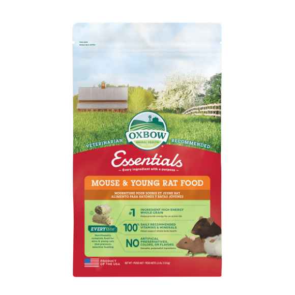 Picture of OXBOW ESSENTIALS MOUSE & YOUNG RAT FOOD - 1.13kg/2.5lb