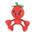 Picture of TOY DOG SILVER PAW ROPEZ FRUIT FRIENDS - Red