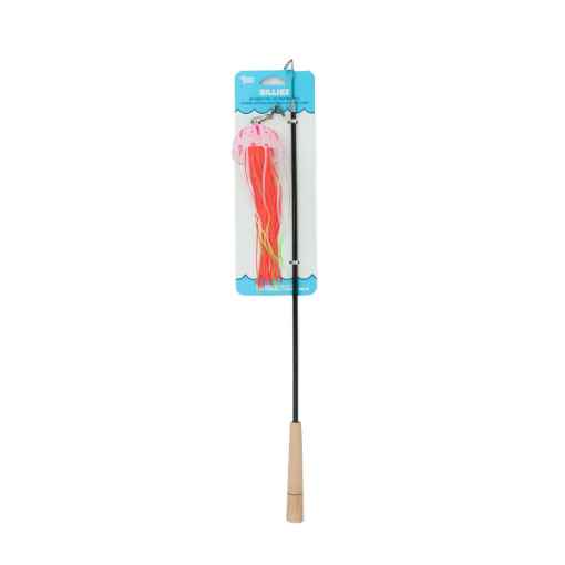 Picture of TOY CAT SILVER PAW JELLYFISH WAND with JELLYFISH