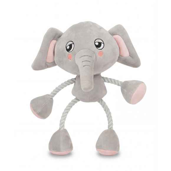 Picture of TOY DOG SILVER PAW ROPEZ JUNGLE FRIENDS - Elephant
