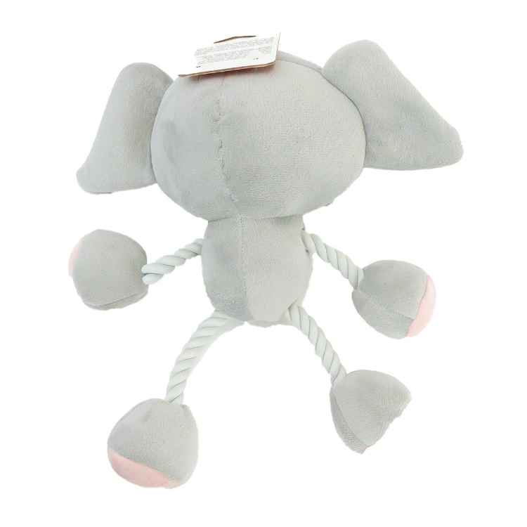 Picture of TOY DOG SILVER PAW ROPEZ JUNGLE FRIENDS - Elephant