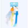 Picture of TOY CAT SILVER PAW SILLIEZ FEATHER FISH REFILL - 2/pk
