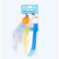 Picture of TOY CAT SILVER PAW SILLIEZ FEATHER FISH REFILL - 2/pk