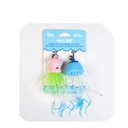 Picture of TOY FELINE SILVER PAW SILLIEZ AQUATIC FRIENDS REFILL - 2/pk
