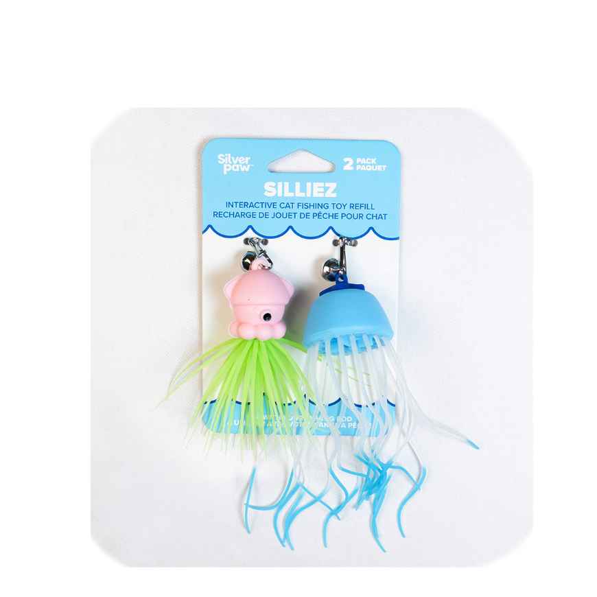 Picture of TOY CAT SILVER PAW SILLIEZ AQUATIC FRIENDS REFILL - 2/pk