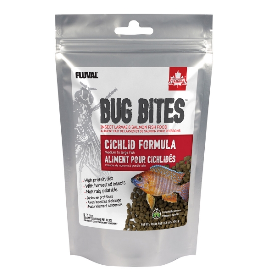 Picture of FLUVAL BUG BITES CICHLID for Medium to Large Fish (A6361) - 450g