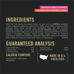 Picture of CANINE PRO PLAN SENSITIVE SKIN & STOMACH SALMON & RICE - 12 x 368gm cans