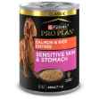 Picture of CANINE PRO PLAN SENSITIVE SKIN & STOMACH SALMON & RICE - 12 x 368gm cans