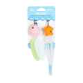 Picture of TOY CAT SILVER PAW SILLIEZ STAR AND FEATHER REFILL - 2/pk