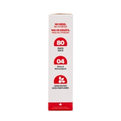 Picture of PET WASTE BAG SILVER PAW HQ LEAK PROOF RED - 9in x 13in 80 / box
