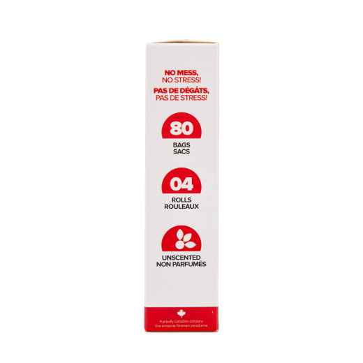 Picture of PET WASTE BAG SILVER PAW HQ LEAK PROOF RED - 9in x 13in 80/box