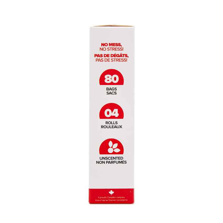 Picture of PET WASTE BAG SILVER PAW HQ LEAK PROOF RED - 9in x 13in 80/box