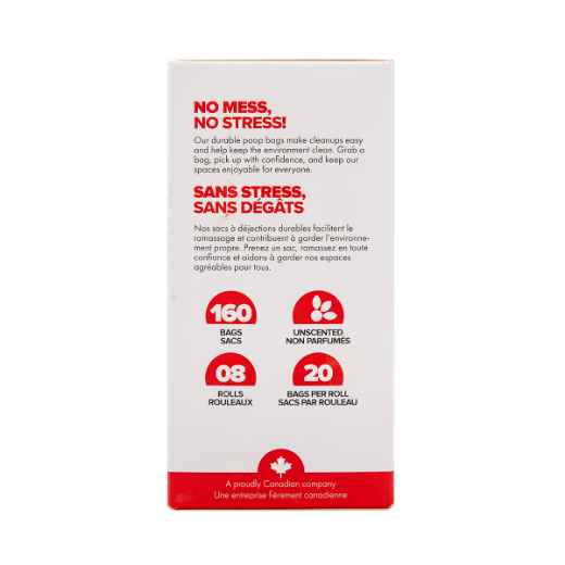 Picture of PET WASTE BAG SILVER PAW HQ LEAK PROOF RED - 9in x 13in 160/box