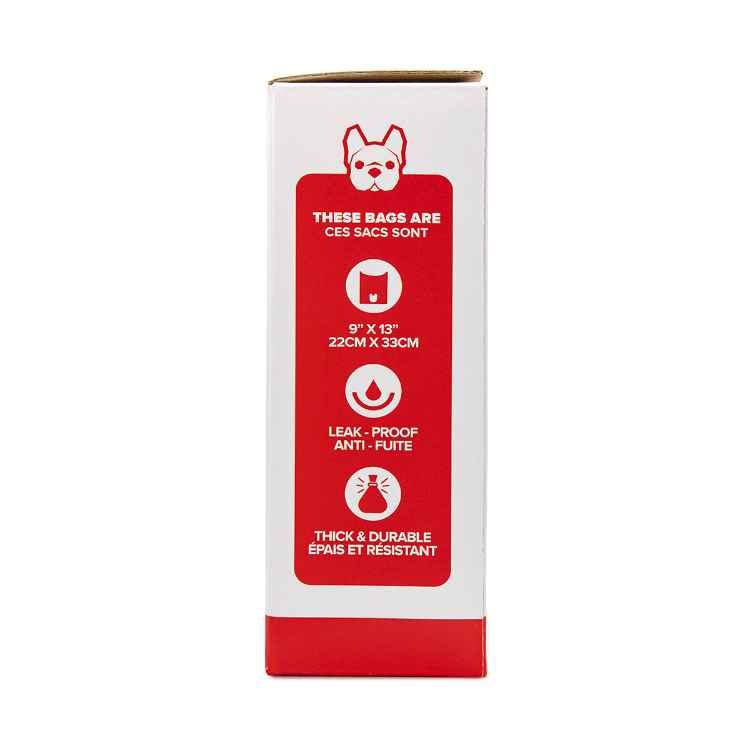 Picture of PET WASTE BAG SILVER PAW HQ LEAK PROOF RED - 9in x 13in 300/box