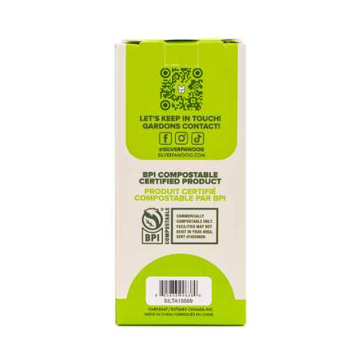 Picture of PET WASTE BAG SILVER PAW COMPOST LEAK PROOF - 9in x 13in 60/box