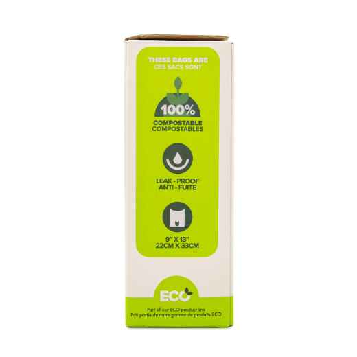 Picture of PET WASTE BAG SILVER PAW COMPOST LEAK PROOF 9in x 13in - 225/box