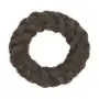 Picture of TOY DOG VELVET KNOTTED ROPE Ring Brown - 7.5in