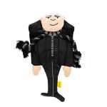 Picture of DOG TOY MINION GRU W/ROPE SCARF MULTIPET - 11.5in
