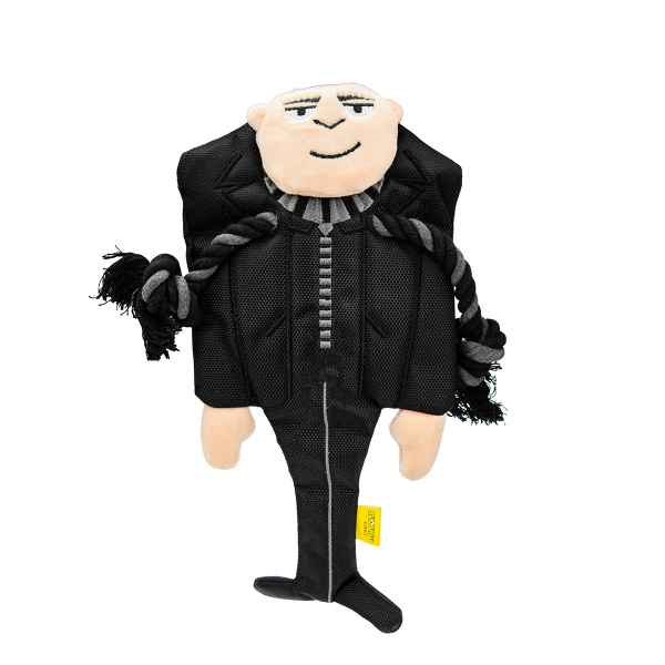 Picture of DOG TOY MINION GRU W/ROPE SCARF MULTIPET - 11.5in