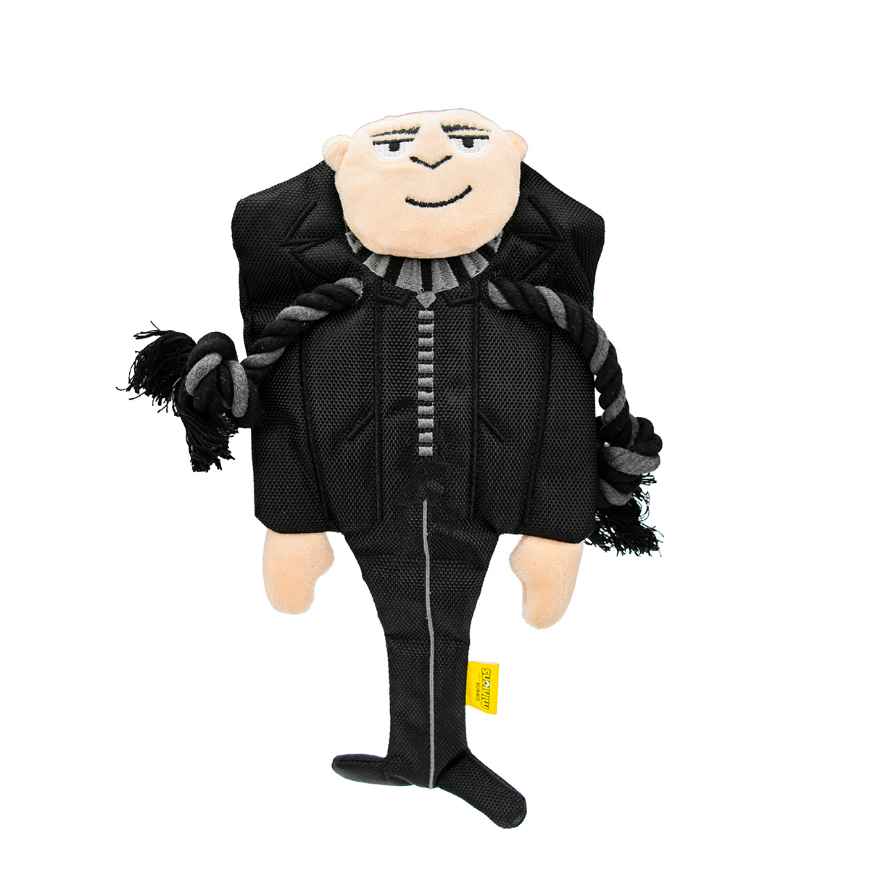 Picture of DOG TOY MINION GRU W/ROPE SCARF MULTIPET - 11.5in