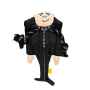 Picture of DOG TOY MINION GRU W/ROPE SCARF MULTIPET - 11.5in