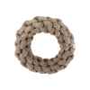 Picture of TOY DOG VELVET KNOTTED ROPE Ring Brown - 7.5in