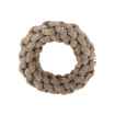 Picture of TOY DOG VELVET KNOTTED ROPE Ring Brown - 7.5in