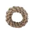 Picture of TOY DOG VELVET KNOTTED ROPE Ring Brown - 7.5in
