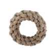 Picture of TOY DOG VELVET KNOTTED ROPE Ring Brown - 7.5in