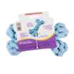 Picture of TOY DOG VELVET KNOTTED ROPE Bone Blue - 8in
