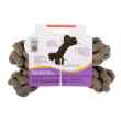 Picture of TOY DOG VELVET KNOTTED ROPE Bone Brown - 8in