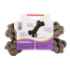 Picture of TOY DOG VELVET KNOTTED ROPE Bone Brown - 8in