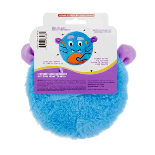 Picture of TOY DOG MONSTER MASH SQUEAKIES Blue  - 6.5in