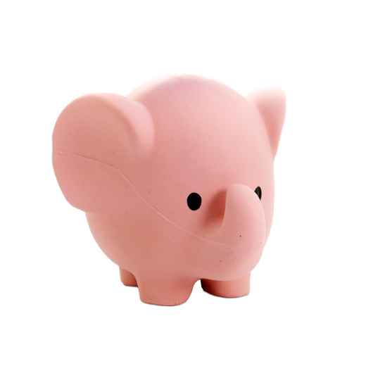Picture of TOY DOG ZOO CHEW LATEX TOYS Pink Elephant - 4in