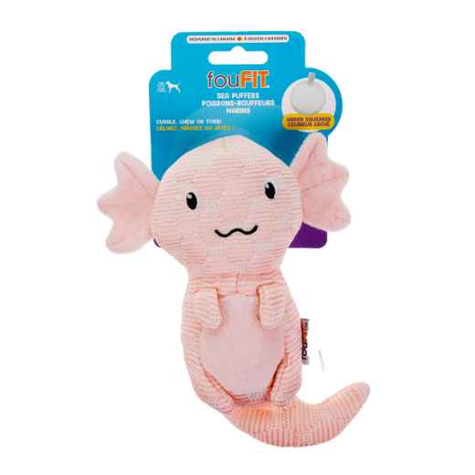 Picture of TOY DOG PUFF PLUSHIES UNDER THE SEA COLLECTION Axolotl - 7in