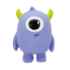 Picture of TOY DOG MONSTER MASH CHEWS Purple - 4.5in